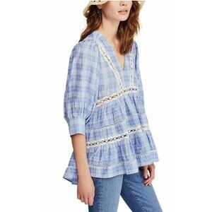 Free People, Time Out Tunic, Blue, Size XS, NWT